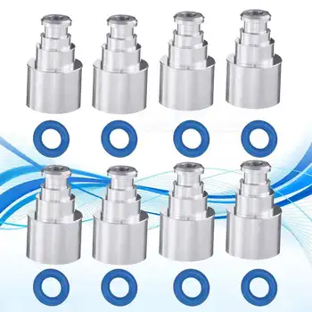 NEW 8Pcs/Set Aluminium Alloy LS3 Injector Into A for LS1 for LS2 Injector Extender Adapter Top Hat For Delphi 4.8 5.3 6.0
NEW 8Pcs/Set Aluminium Alloy LS3 Injector Into A for LS1 for LS2 Injector Extender Adapter Top Hat For Delphi 4.8 5.3 6.0