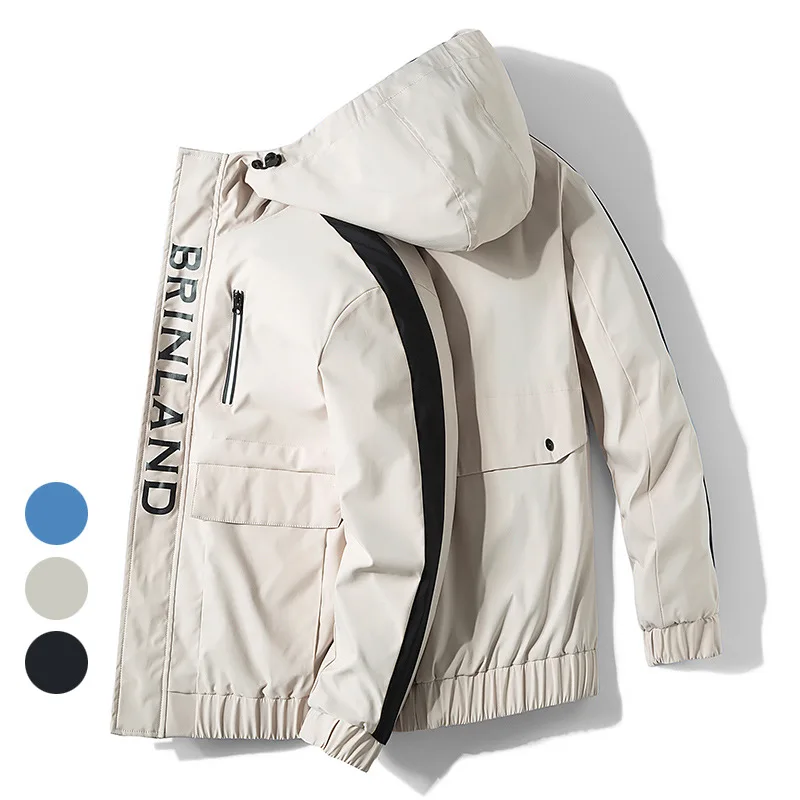 MEN'S WEAR Korean-style Spring And Autumn Jacket Men's Jacket Youth College Student Handsome Slim Fit Versatile Fashion Jacket 9
MEN'S WEAR Korean-style Spring And Autumn Jacket Men's Jacket Youth College Student Handsome Slim Fit Versatile Fashion Jacket 9