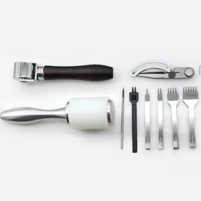 43 Pcs Leathercraft Stamping Tools Kit with Swivel Knife,Stitching Groover,Prong Punch,DIY Hand Stitching Tools with Awl Edge
43 Pcs Leathercraft Stamping Tools Kit with Swivel Knife,Stitching Groover,Prong Punch,DIY Hand Stitching Tools with Awl Edge