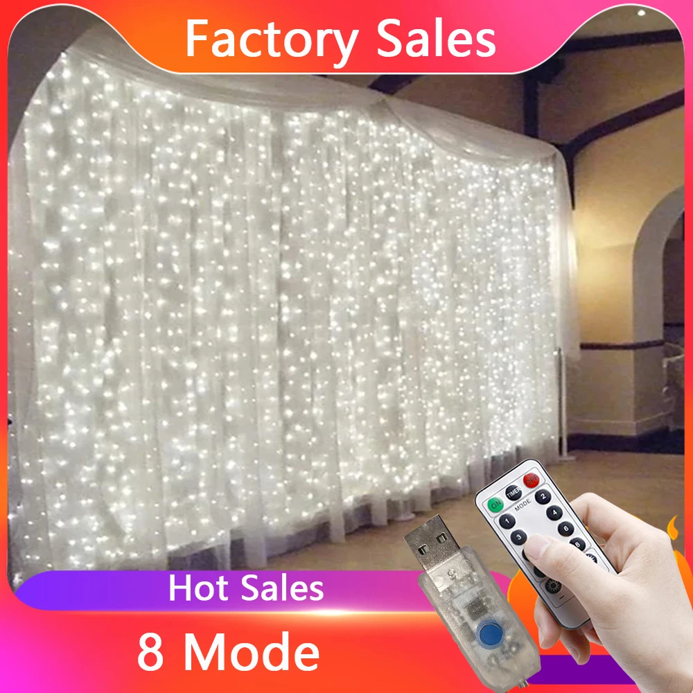 3m 100/200/300 LED Curtain String Light Garland For Wedding Party Decorations Ramadan 2023 Bachelorette Birthday New Year Decor
3m 100/200/300 LED Curtain String Light Garland For Wedding Party Decorations Ramadan 2023 Bachelorette Birthday New Year Decor