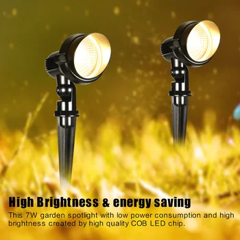 7w LED Spike Light Path Landscape Spot Bulbs Garden Lawn Lamp Outdoor Light Path Landscape Waterproof Spot Bulbs 85-265V AC
7w LED Spike Light Path Landscape Spot Bulbs Garden Lawn Lamp Outdoor Light Path Landscape Waterproof Spot Bulbs 85-265V AC