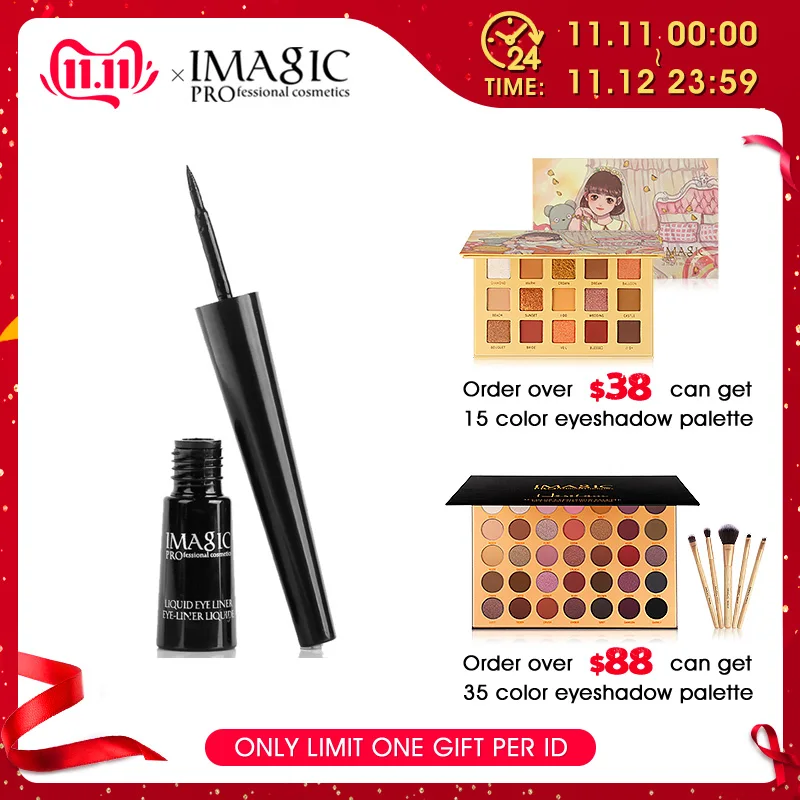 IMAGIC Eyeliner Waterproof Liquid Type Makeup Eye Liner Nature Lasting For Women Beauty Cosmetics High quality Black eyeliner
IMAGIC Eyeliner Waterproof Liquid Type Makeup Eye Liner Nature Lasting For Women Beauty Cosmetics High quality Black eyeliner