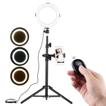 Andoer 8 Inch LED Video Ring Light 3200-5600K Photography Lamp for YouTube Live Video Recording Network Broadcast Selfie Makeup
Andoer 8 Inch LED Video Ring Light 3200-5600K Photography Lamp for YouTube Live Video Recording Network Broadcast Selfie Makeup