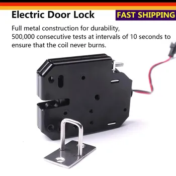 CHEERBRIGHT Electromagnetic Lock DC12V 2A Intelligent Electric Lock Door Access Control File Cabinet Drawer Electronic Door Lock
CHEERBRIGHT Electromagnetic Lock DC12V 2A Intelligent Electric Lock Door Access Control File Cabinet Drawer Electronic Door Lock