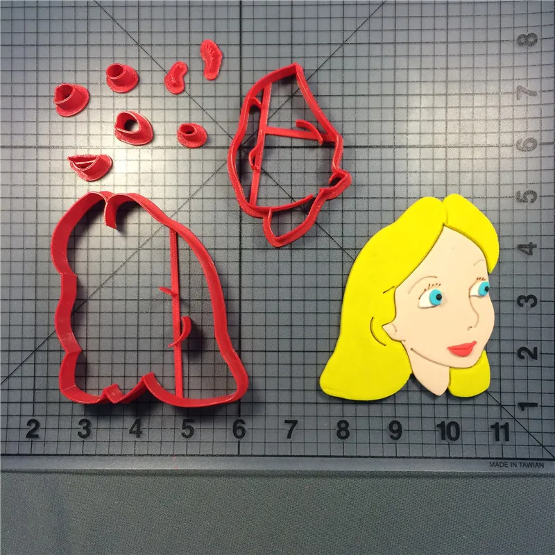 Popular Film Alice in Wonderland Character Cookie Cutter Fondant Cupcake Top Mould Made 3D Printed Cheshir Cake Decoration Tools
Popular Film Alice in Wonderland Character Cookie Cutter Fondant Cupcake Top Mould Made 3D Printed Cheshir Cake Decoration Tools