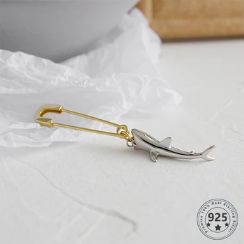 Louleur One Pair 925 Silver Paperclip Shark Earrings Gold Safety Pin Cute Silver Drop Earrings For Women Fashion Siliver Jewelry
Louleur One Pair 925 Silver Paperclip Shark Earrings Gold Safety Pin Cute Silver Drop Earrings For Women Fashion Siliver Jewelry