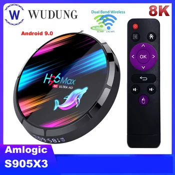 H96 MAX X3 Android 9.0 TV Box Amlogic S905X3 4K 2.4G 5G 1000M Wifi 4GB RAM 64GB 128GB ROM BT4.0 8K Smart TV Box
H96 MAX X3 Android 9.0 TV Box Amlogic S905X3 4K 2.4G 5G 1000M Wifi 4GB RAM 64GB 128GB ROM BT4.0 8K Smart TV Box