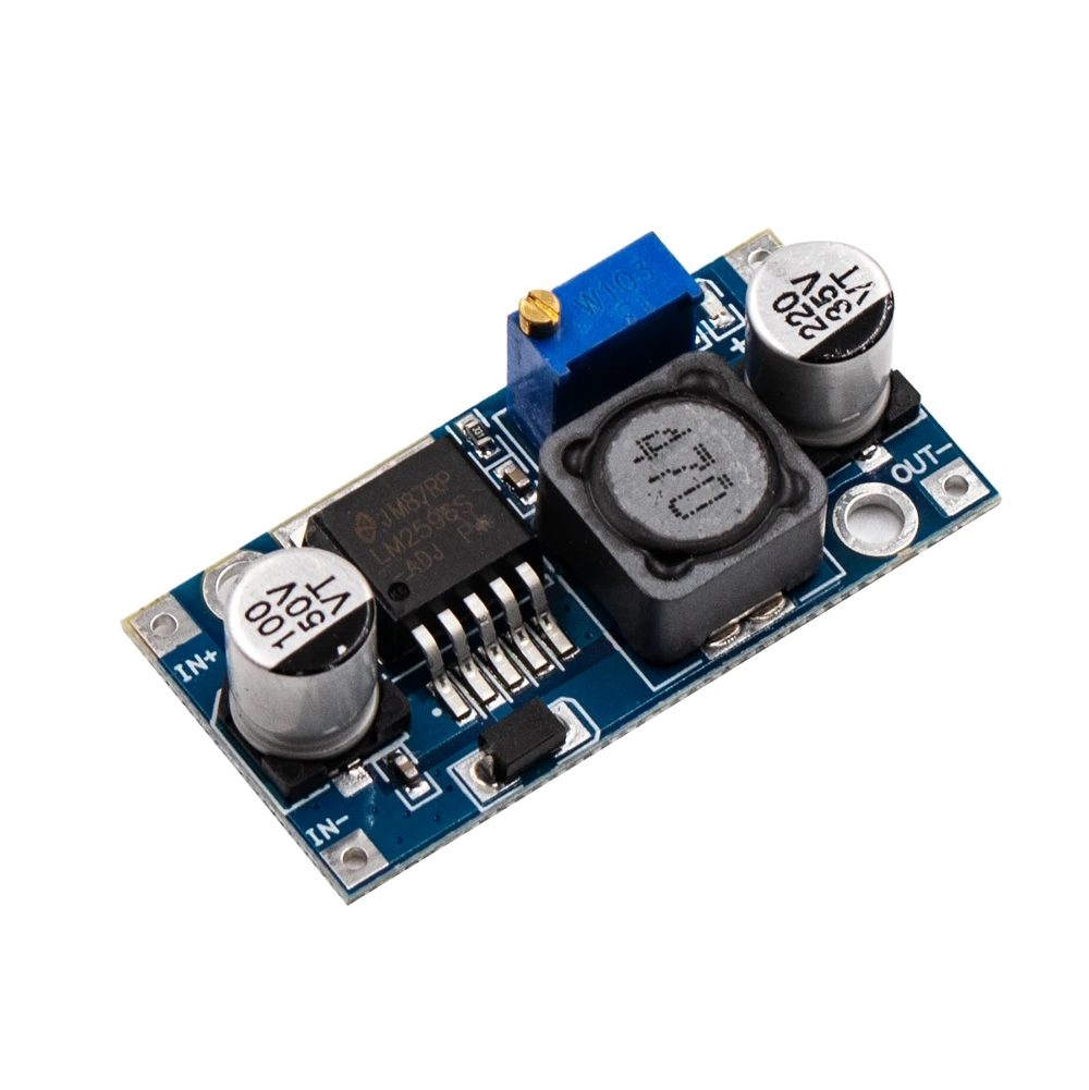 1PCS LM2596s DC-DC step-down power supply module 3A adjustable step-down module LM2596 voltage regulator 24V 12V 5V 3V
1PCS LM2596s DC-DC step-down power supply module 3A adjustable step-down module LM2596 voltage regulator 24V 12V 5V 3V