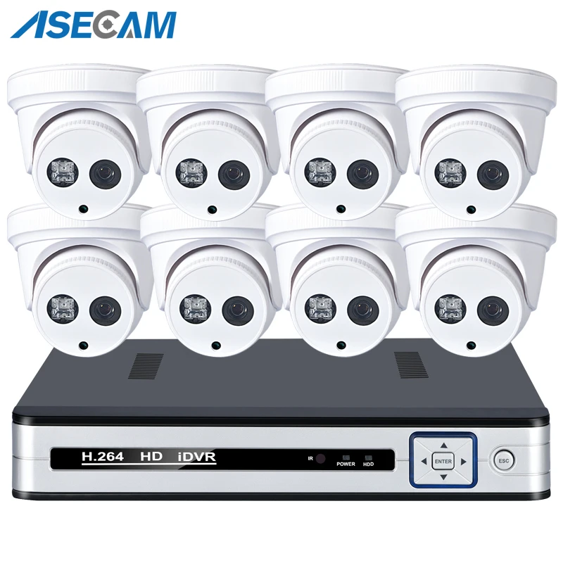 Super 5MP NVR 48V POE HD H.265 Network Array IP Camera 4K HDMI Output Indoor White Dome Motion Detection Security System
Super 5MP NVR 48V POE HD H.265 Network Array IP Camera 4K HDMI Output Indoor White Dome Motion Detection Security System