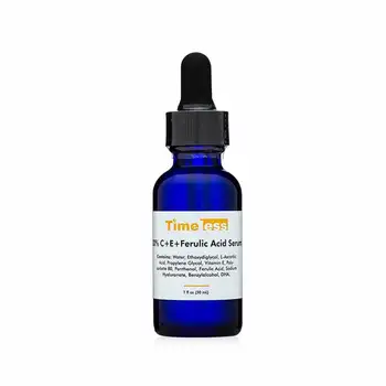 Timeless 20% VITAMIN C + E Ferulic Acid Serum 1 OZ Antioxidant Whitening Face CEF Serum
Timeless 20% VITAMIN C + E Ferulic Acid Serum 1 OZ Antioxidant Whitening Face CEF Serum