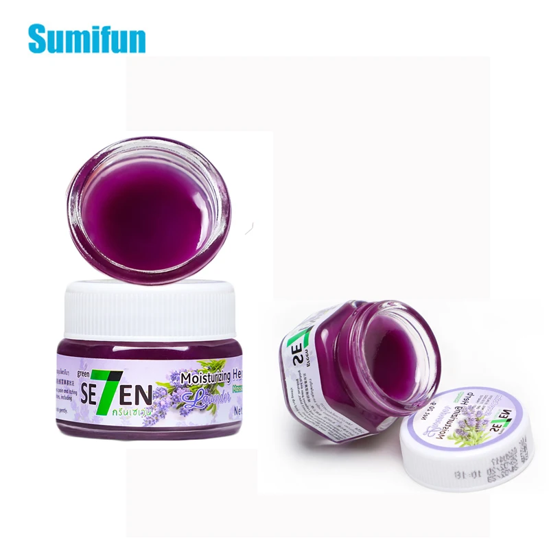 Sumifun Original Thailand Lavender Essential Oil Antibacterial Anti-Itching Body Cream Spa Scraping Pain Relief Ointment P0082
Sumifun Original Thailand Lavender Essential Oil Antibacterial Anti-Itching Body Cream Spa Scraping Pain Relief Ointment P0082