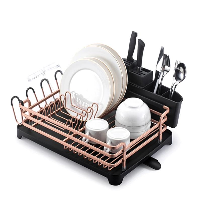 Aluminium Alloy Kitchen Dish Drying Rack over Sink Cutlery Drain Holder Drainer Tableware Storage Plates Bowls Organizer Shelf
Aluminium Alloy Kitchen Dish Drying Rack over Sink Cutlery Drain Holder Drainer Tableware Storage Plates Bowls Organizer Shelf