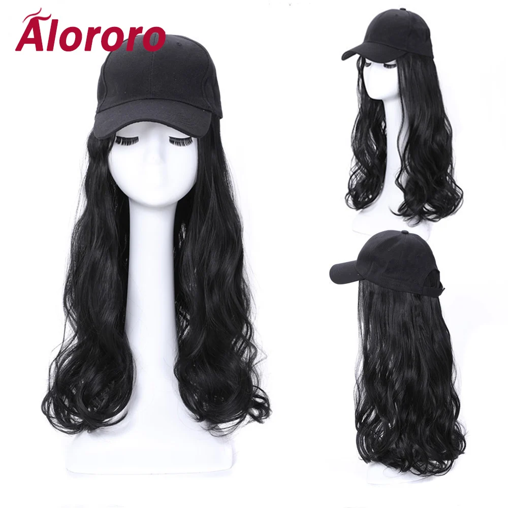 Alororo Womens Wavy Long Wigs with Hat 24inch Natural Black Synthetic Curly Wigs Naturally Connect Adjustable False Hair Cap
Alororo Womens Wavy Long Wigs with Hat 24inch Natural Black Synthetic Curly Wigs Naturally Connect Adjustable False Hair Cap