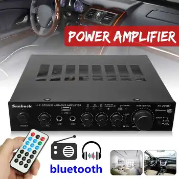 CLAITE AV-299BT 200W HIFI bluetooth Stereo Power Amplifier Remote Control USB FM Mic Input
CLAITE AV-299BT 200W HIFI bluetooth Stereo Power Amplifier Remote Control USB FM Mic Input