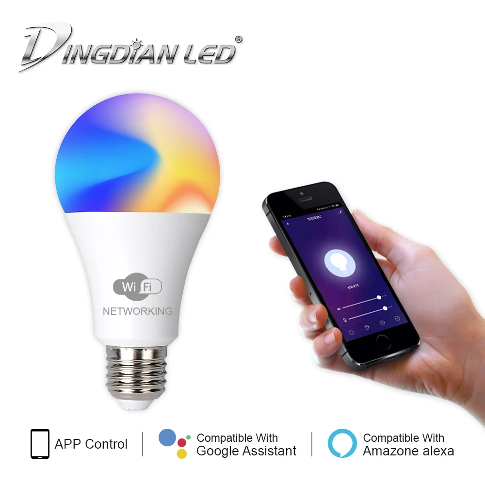 AV100-265V E27 RGB LED Bulb Lights 9W LED Lamp RGB 15W Bluetooth Wifi APP Control Smart Bulb 20 Modes Apply to IOS /Android
AV100-265V E27 RGB LED Bulb Lights 9W LED Lamp RGB 15W Bluetooth Wifi APP Control Smart Bulb 20 Modes Apply to IOS /Android