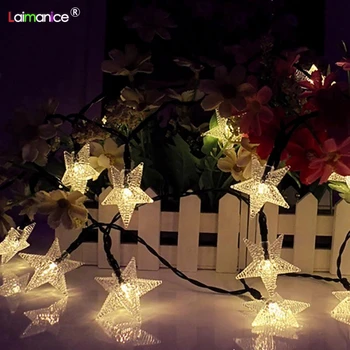 20/50Led Star Solar String Lights Outdoor Garden Light Waterproof Christmas Holiday Wedding Party Yard Decoration Lamp Garlands
20/50Led Star Solar String Lights Outdoor Garden Light Waterproof Christmas Holiday Wedding Party Yard Decoration Lamp Garlands
