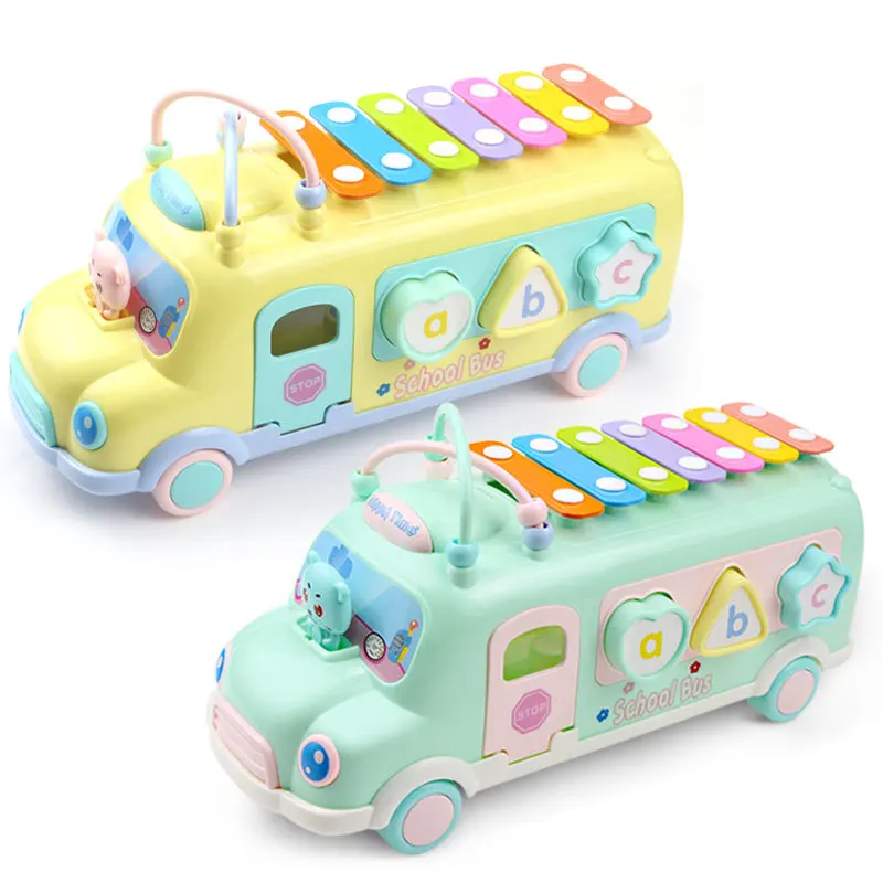 Multifunction Early Educational Cognition Car Toys Baby Learning Music Bus Plastic Blocks Diy Toys for Children Baby Music
Multifunction Early Educational Cognition Car Toys Baby Learning Music Bus Plastic Blocks Diy Toys for Children Baby Music
