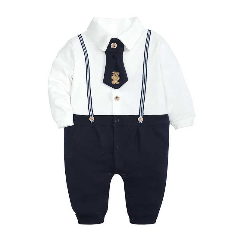 Baby Onesies 2020 Summer Autumn Newborn Clothes Baby Boy One-year-old Dress Fake Two-piece Gentleman Romper Ropa De Bebe Outwear
Baby Onesies 2020 Summer Autumn Newborn Clothes Baby Boy One-year-old Dress Fake Two-piece Gentleman Romper Ropa De Bebe Outwear