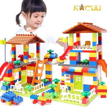 89Pcs/Set Big Particle Building Block DIY Colorful House Assembly Building Blocks Castle Educational Toy For Children Kids Gift
89Pcs/Set Big Particle Building Block DIY Colorful House Assembly Building Blocks Castle Educational Toy For Children Kids Gift