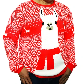 Funny Knitted Llama Ugly Christmas Sweater for Men Cute Knit Pullover Xmas Party Alpaca Ugly Christmas Jumper Plus Size
Funny Knitted Llama Ugly Christmas Sweater for Men Cute Knit Pullover Xmas Party Alpaca Ugly Christmas Jumper Plus Size
