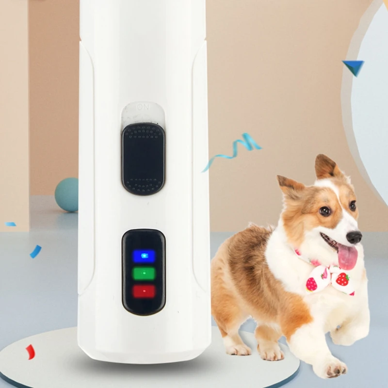 Pet Nail Grinder Low Noise 2 Speed Pet Nail Trimmer Rechargeable Cordless Painless Paws for Small Medium Large Dogs Cat
Pet Nail Grinder Low Noise 2 Speed Pet Nail Trimmer Rechargeable Cordless Painless Paws for Small Medium Large Dogs Cat