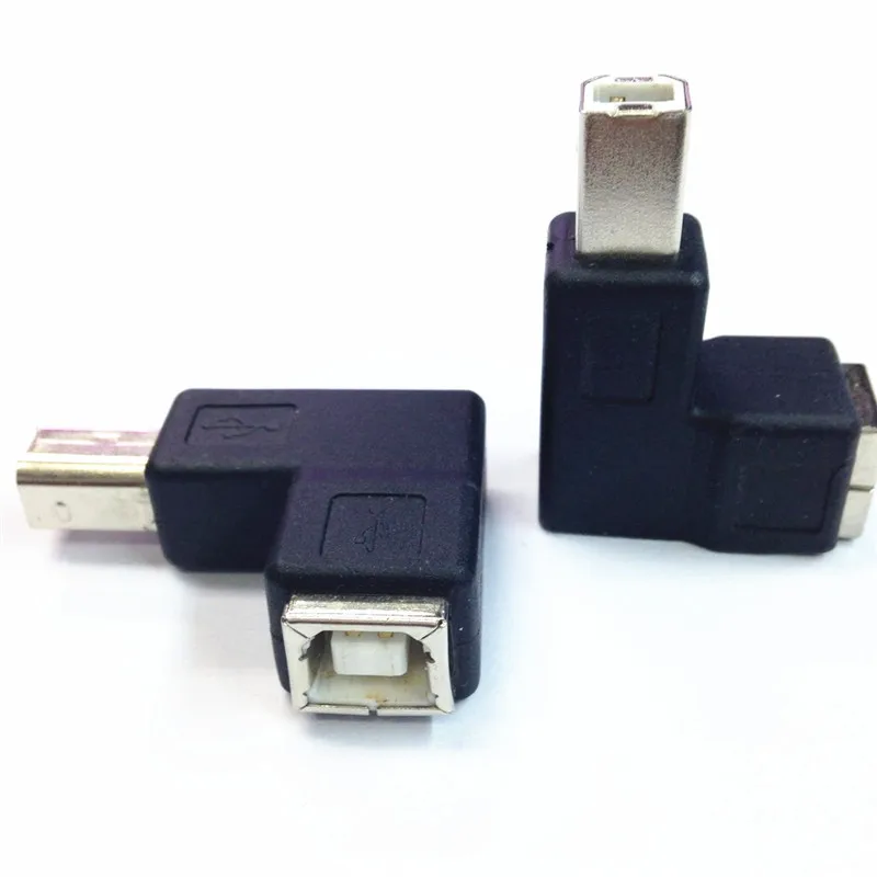 Right Angled 90 Degree USB 2.0 B Type Male to Female Extension Adapter for Printer Scanner Hard Disk
Right Angled 90 Degree USB 2.0 B Type Male to Female Extension Adapter for Printer Scanner Hard Disk