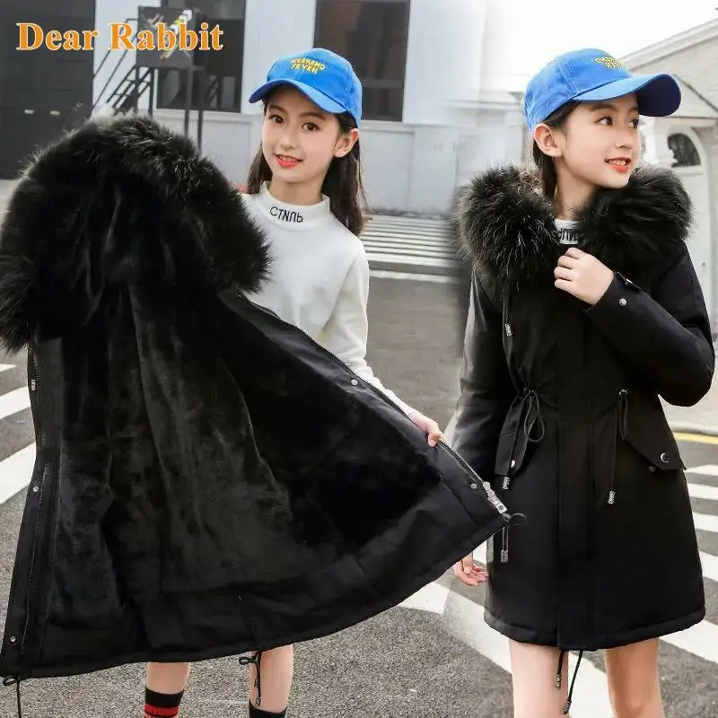 Winter Jacket Girl clothes Russian spring Children parka Snowsuit Plus Velvet Warm Hooded Outerwear Coat Kids Teenage clothing
Winter Jacket Girl clothes Russian spring Children parka Snowsuit Plus Velvet Warm Hooded Outerwear Coat Kids Teenage clothing