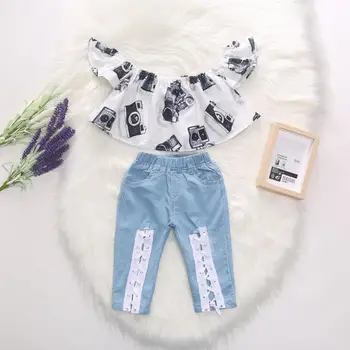 Baby Girls Spring Autumn Cotton Long Sleeve Camera Printed Top and Jeans 2PC Clothes set
Baby Girls Spring Autumn Cotton Long Sleeve Camera Printed Top and Jeans 2PC Clothes set