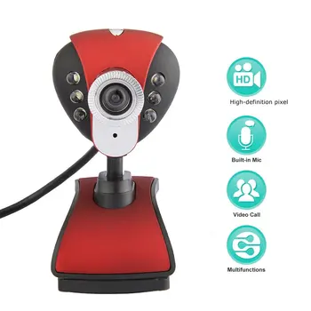 2020 New USB Drive Free Video Web Camera Six Lights Night Vision Clip Camera Computer Webcam with MIC Video Call Webcams
2020 New USB Drive Free Video Web Camera Six Lights Night Vision Clip Camera Computer Webcam with MIC Video Call Webcams