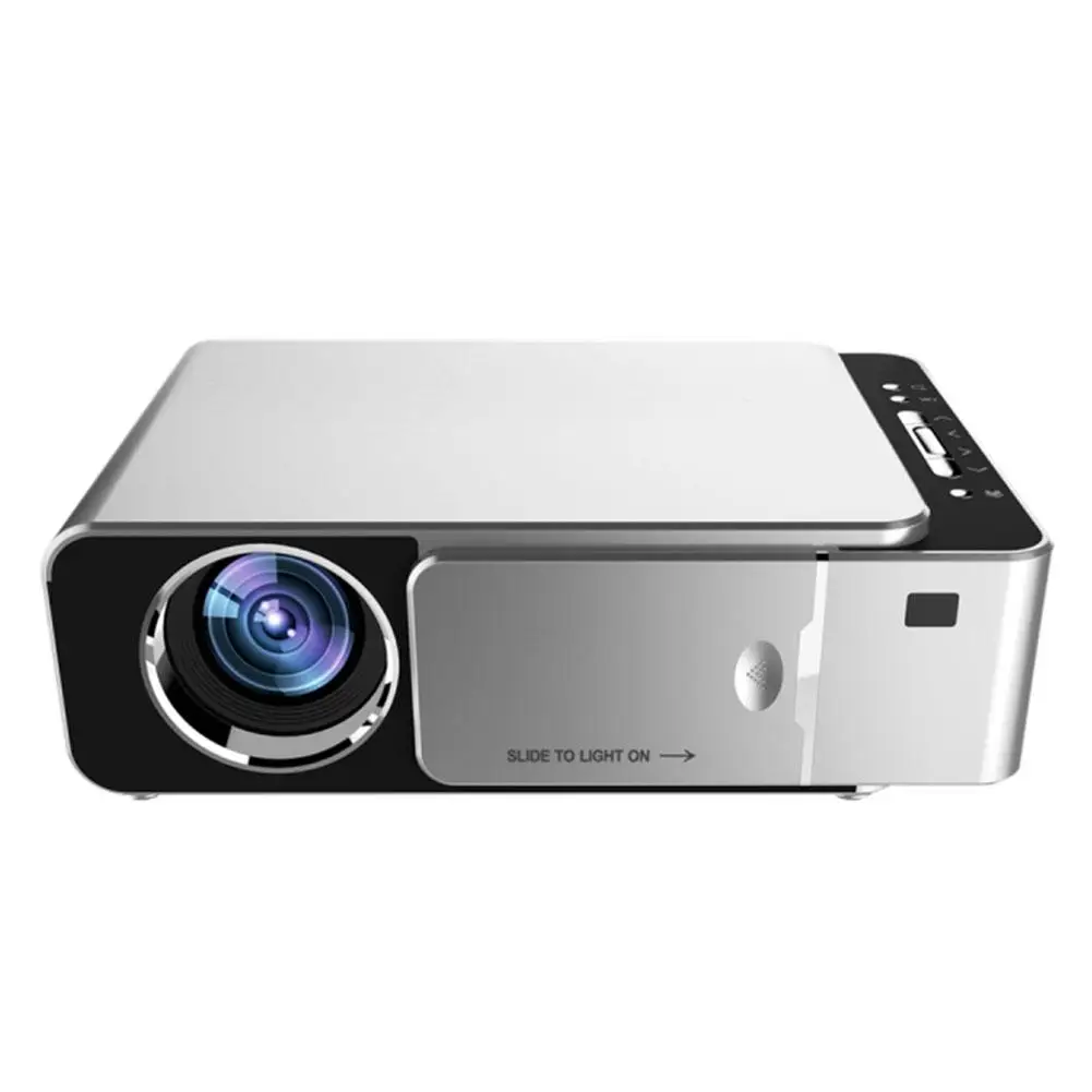 T6 3500 Lumens HD Portable LED Projector 1280*720 Native Resolution 720P HD Video Projector USB VGA HDMI Beamer For Home Cinema
T6 3500 Lumens HD Portable LED Projector 1280*720 Native Resolution 720P HD Video Projector USB VGA HDMI Beamer For Home Cinema