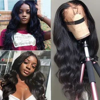 Lace Front Human Hair Wigs Body Wave Wig 180% Density Transparent Lace Frontal Human Hair Wig For Women Peruvian Remy T Part Wig 
Lace Front Human Hair Wigs Body Wave Wig 180% Density Transparent Lace Frontal Human Hair Wig For Women Peruvian Remy T Part Wig