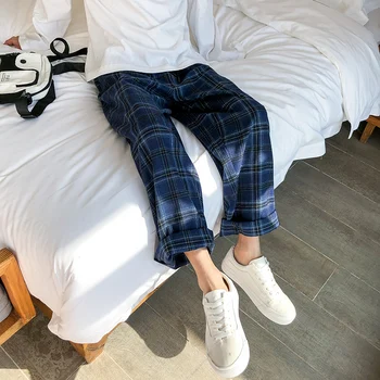 Men's casual pants 2020 spring and summer new couple wide leg plaid loose casual pants youth personality fashion men's clothing
Men's casual pants 2020 spring and summer new couple wide leg plaid loose casual pants youth personality fashion men's clothing