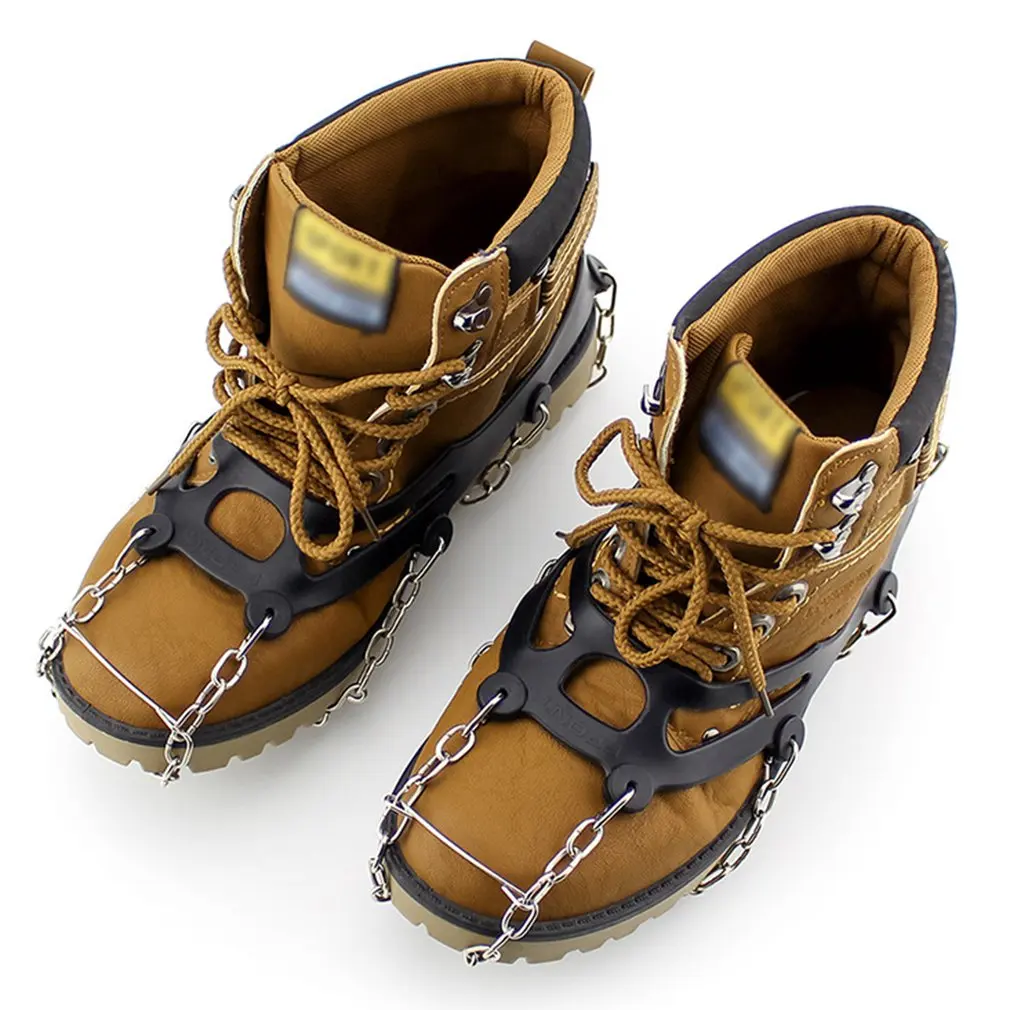 Climbing Mountaineering Ten Teeth 10 Tooth Anti-skid Shoe Covers Crampons Chain Silicone Simple Anti-skid Shoe Chain
Climbing Mountaineering Ten Teeth 10 Tooth Anti-skid Shoe Covers Crampons Chain Silicone Simple Anti-skid Shoe Chain