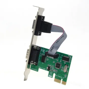 PCIe Serial Expansion Card 2 Port RS232 Com Serial Port PCI Express Converter Adapter for Windows Linux
PCIe Serial Expansion Card 2 Port RS232 Com Serial Port PCI Express Converter Adapter for Windows Linux