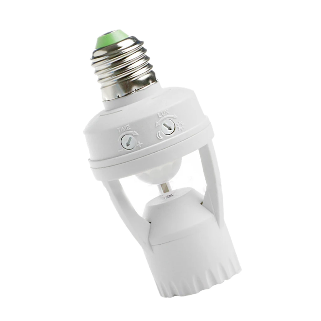 Ajustable 360 Degree Infrared Motion PIR Sensor Automatic LED Light Lamp E27 Connector Holder Switch AC 110V-240V
Ajustable 360 Degree Infrared Motion PIR Sensor Automatic LED Light Lamp E27 Connector Holder Switch AC 110V-240V