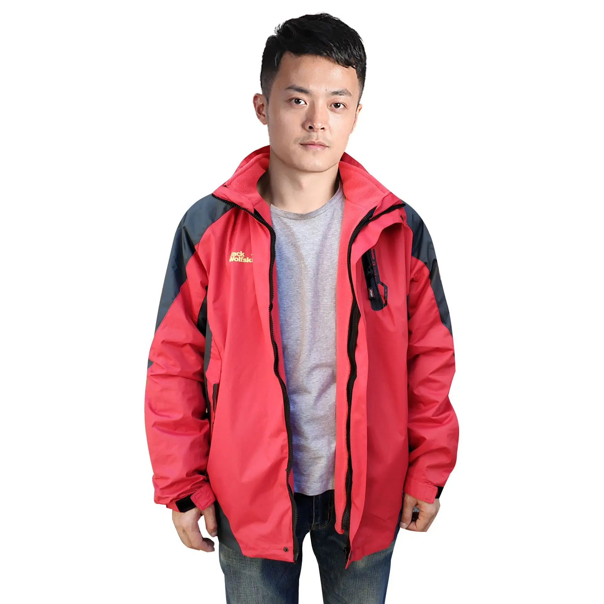 Outdoor Waterproof Jacket Men's Three-in-One Women's Two-Piece Set Couples Windproof Jacket Mountaineering on Behalf of Customiz
Outdoor Waterproof Jacket Men's Three-in-One Women's Two-Piece Set Couples Windproof Jacket Mountaineering on Behalf of Customiz