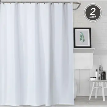 Fabric Shower Curtain with Waffle Weave and Rustproof Metal Grommets for Bathroom Showers and Bathtubs,Hotel Quality - 72 x 72
Fabric Shower Curtain with Waffle Weave and Rustproof Metal Grommets for Bathroom Showers and Bathtubs,Hotel Quality - 72 x 72