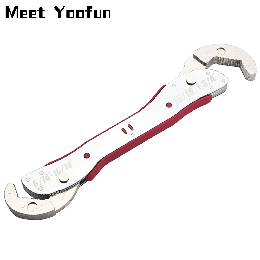 Magic Wrench 9-45mm Adjustable Multi-function Purpose Spanner Tools Universal Wrench Pipe Home Hand Tool Plumbers Repair Tools
Magic Wrench 9-45mm Adjustable Multi-function Purpose Spanner Tools Universal Wrench Pipe Home Hand Tool Plumbers Repair Tools