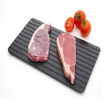 Quick Thawing Plate Aluminium Defrosting Tray For Food Meat Defrosting Plate Tray Unfreezing Pad
Quick Thawing Plate Aluminium Defrosting Tray For Food Meat Defrosting Plate Tray Unfreezing Pad