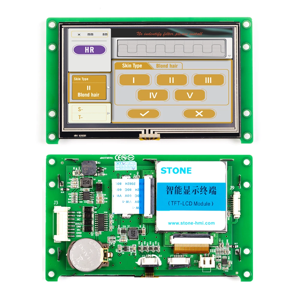 4.3" Embedded TFT LCD Display Panel with Controller Support PIC/ Any MCU 100PCS
4.3" Embedded TFT LCD Display Panel with Controller Support PIC/ Any MCU 100PCS