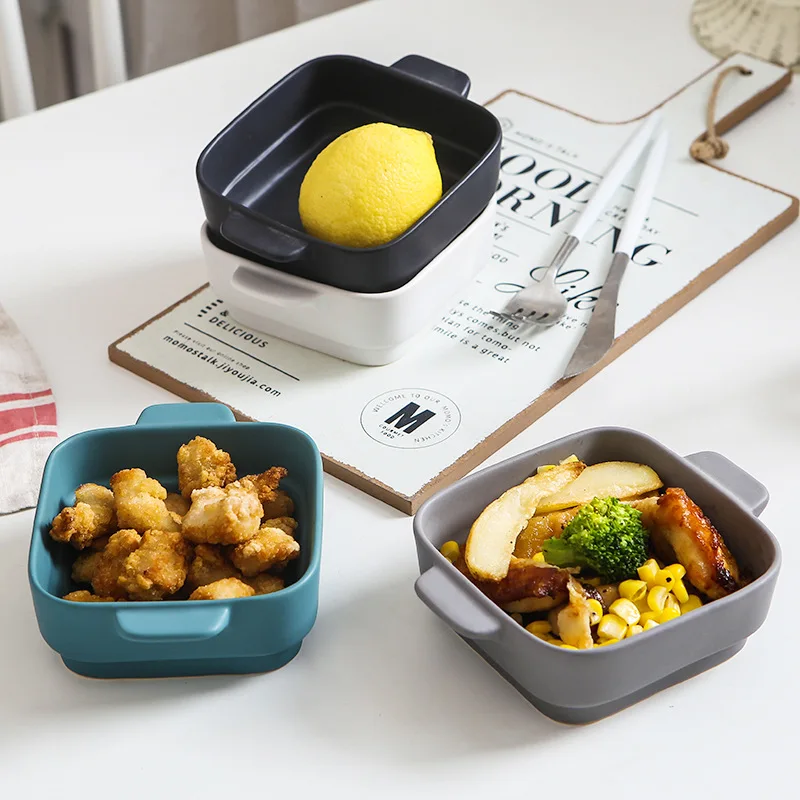 Ins Nordic tableware ceramic plate foreign trade cheese baking plate microwave oven baking plate noodles bowl ceramic bowl
Ins Nordic tableware ceramic plate foreign trade cheese baking plate microwave oven baking plate noodles bowl ceramic bowl