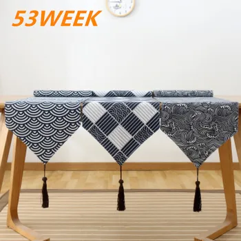 Japanese style cotton and linen table flags, plaid tea mats, Zen linen linen, Japanese bed flags, retro table cloth tray mats
Japanese style cotton and linen table flags, plaid tea mats, Zen linen linen, Japanese bed flags, retro table cloth tray mats