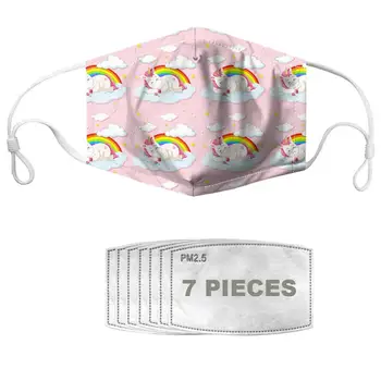 NOISYDESIGNS Pink Mouth Masks Rainbow Horse Pattern Half Face Cover With 7pcs Filters PM2.5 Mascarilla Reusable Anti Dust Masque
NOISYDESIGNS Pink Mouth Masks Rainbow Horse Pattern Half Face Cover With 7pcs Filters PM2.5 Mascarilla Reusable Anti Dust Masque