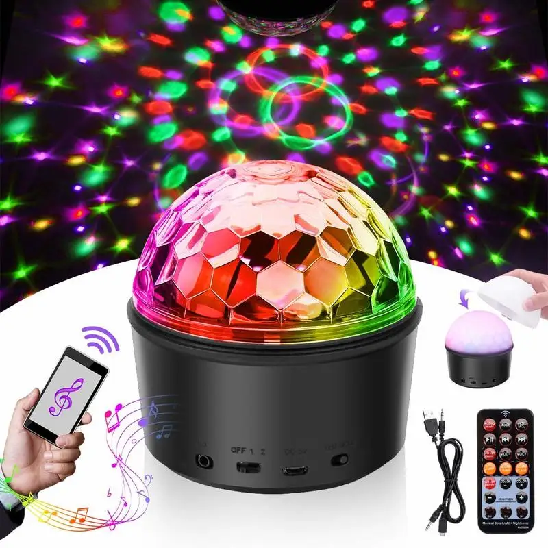 9 Colors RGB Remote control Stage Lighting effect Lamp 9W LED Disco Ball Night Lamp Party Lights DJ Light for Party
9 Colors RGB Remote control Stage Lighting effect Lamp 9W LED Disco Ball Night Lamp Party Lights DJ Light for Party