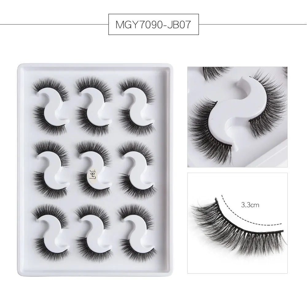 NEW 9 Pairs color Reusable False Eyelashes 3D Mink Hair Strip False Eyelash Makeup Eyelashes Mink Lashes Extension ePacket
NEW 9 Pairs color Reusable False Eyelashes 3D Mink Hair Strip False Eyelash Makeup Eyelashes Mink Lashes Extension ePacket