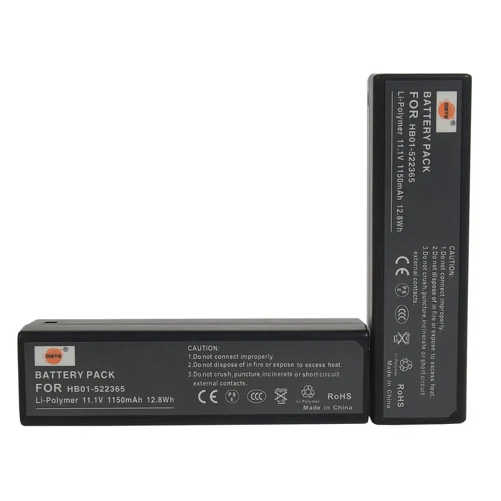 Запасной литий-ионный аккумулятор DSTE 2x для фотовспышки совместимый с DJI OSMO X3 X5 X5R