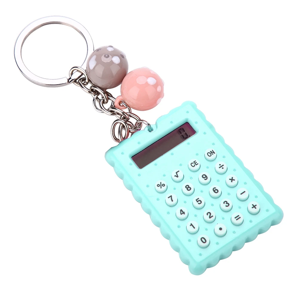 New Mini Calculator Portable Cute Cookies Style Key Chain Calculator Candy Color Pocket Calculators Dropshipping
New Mini Calculator Portable Cute Cookies Style Key Chain Calculator Candy Color Pocket Calculators Dropshipping