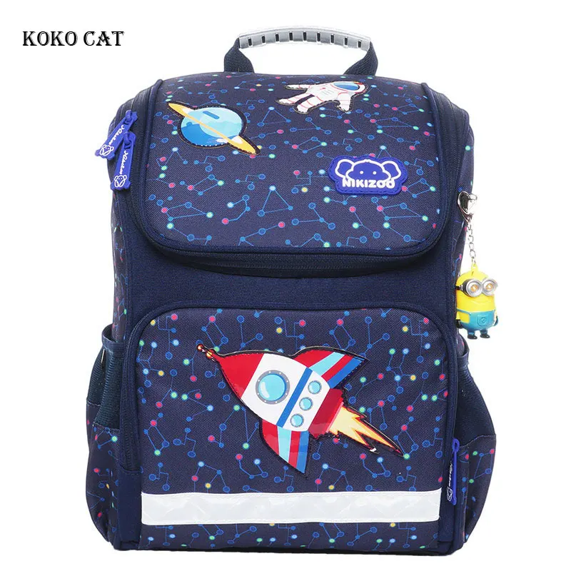 3D Rocket Cartoon Student Schoolbags Space Universe Printed Children School Backpack Orthopedic Satchel for Boy Mochila Infantil 
3D Rocket Cartoon Student Schoolbags Space Universe Printed Children School Backpack Orthopedic Satchel for Boy Mochila Infantil