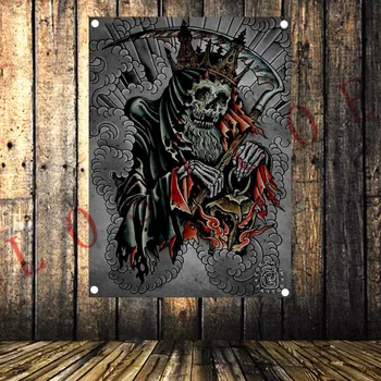 Large Tattoo Rock music poster banner flag Vintage tapestry Hanging painting wall hanging tapestry Bar cafe concert home decor
Large Tattoo Rock music poster banner flag Vintage tapestry Hanging painting wall hanging tapestry Bar cafe concert home decor