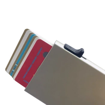 Fashion RFID Anti-theft Smart Wallet Thin ID Card Holder Unisex Automatically Solid Metal Bank Credit Card Holder Business Mini
Fashion RFID Anti-theft Smart Wallet Thin ID Card Holder Unisex Automatically Solid Metal Bank Credit Card Holder Business Mini